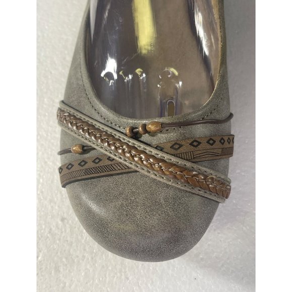 PoP womens Gazer size 11 M Memory Foam grey slip on casual comfort - Picture 5 of 16